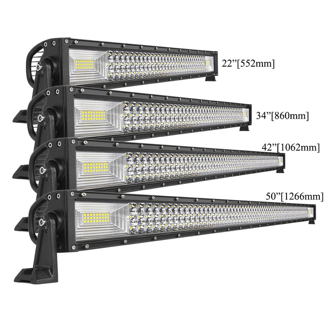 22 tums 120W trippelrad offroadtruck LED-ljusst&aring;ng