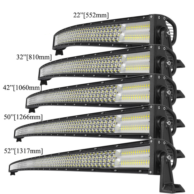 Barre lumineuse LED pour camion tout-terrain &agrave; quatre rang&eacute;es de puissance &eacute;lev&eacute;e pour Jeep Wrangler