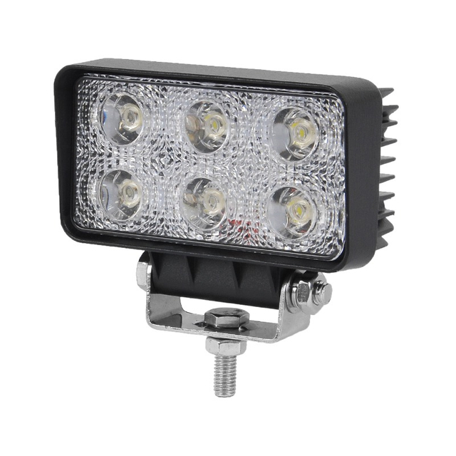 4 ኢንች የመኪና ካሬ 18 ዋ ሞተርሳይክል 12V 24V የጭነት መኪና ተቃራኒ LED ስፖት የጎርፍ ስራ ለጎልፍ የመንዳት ብርሃን