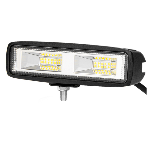 Barre lumineuse d'inondation de 6 pouces 20W 12V voiture tout-terrain conduite barre lumineuse de travail LED antibrouillard auxiliaire pour tracteur de camion