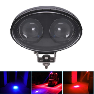 ອາໄຫຼ່ລົດຍົກໄຟຟ້າ 10V-80V LED Blue Spot Forklift Safety Light