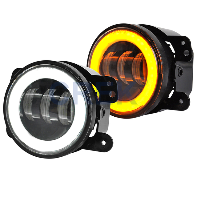 জীপ এসইউভি আলোর জন্য 30W 4 ইঞ্চি রাউন্ড অফ-রোড LED ফগ লাইট