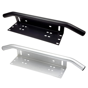 Aluminium voorbumper kentekenplaathouder houder voor auto LED-licht
